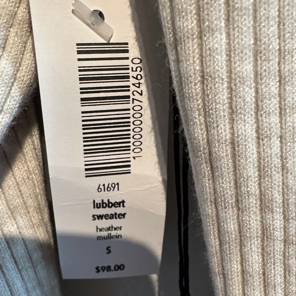 Babaton Light Beige V-Neck Sweater - Picture 3 of 7